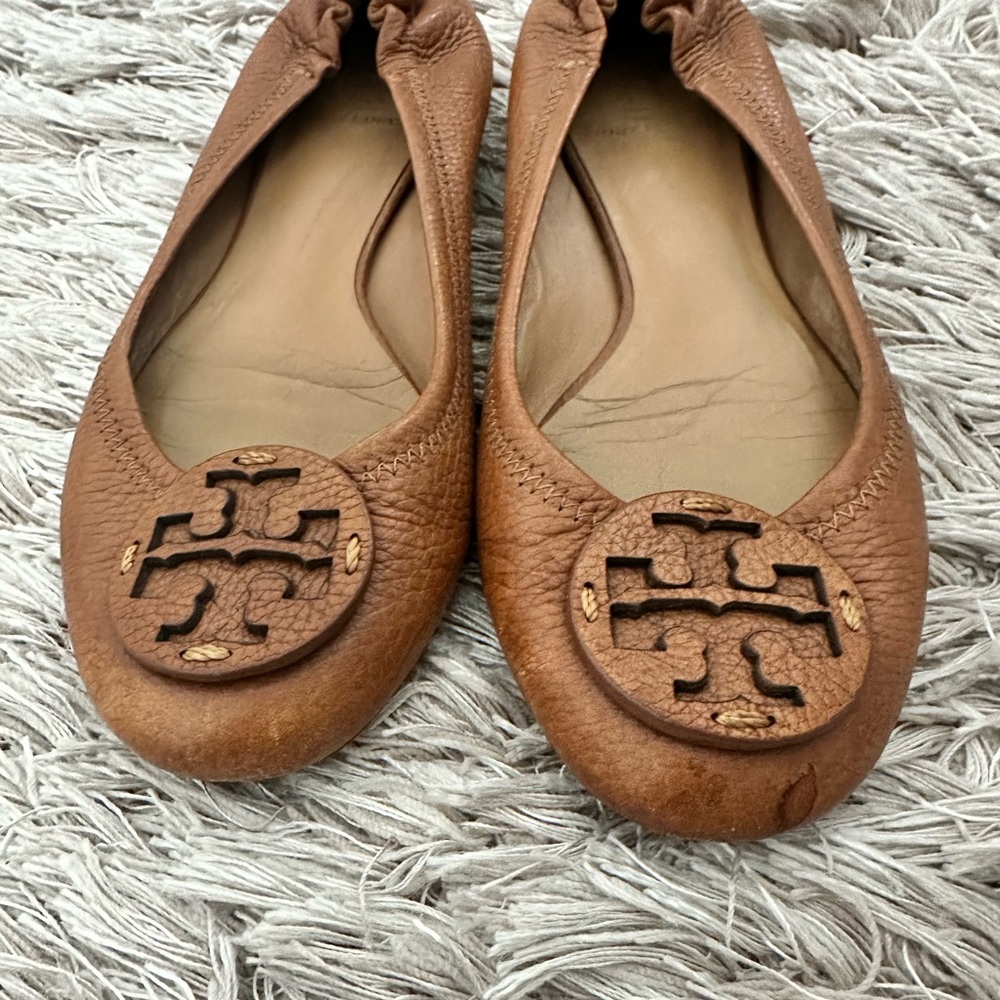 Tory Burch All Leather Flats